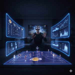 پخش زنده NBA در Vision Pro با تجربه غوطه‌ورانه