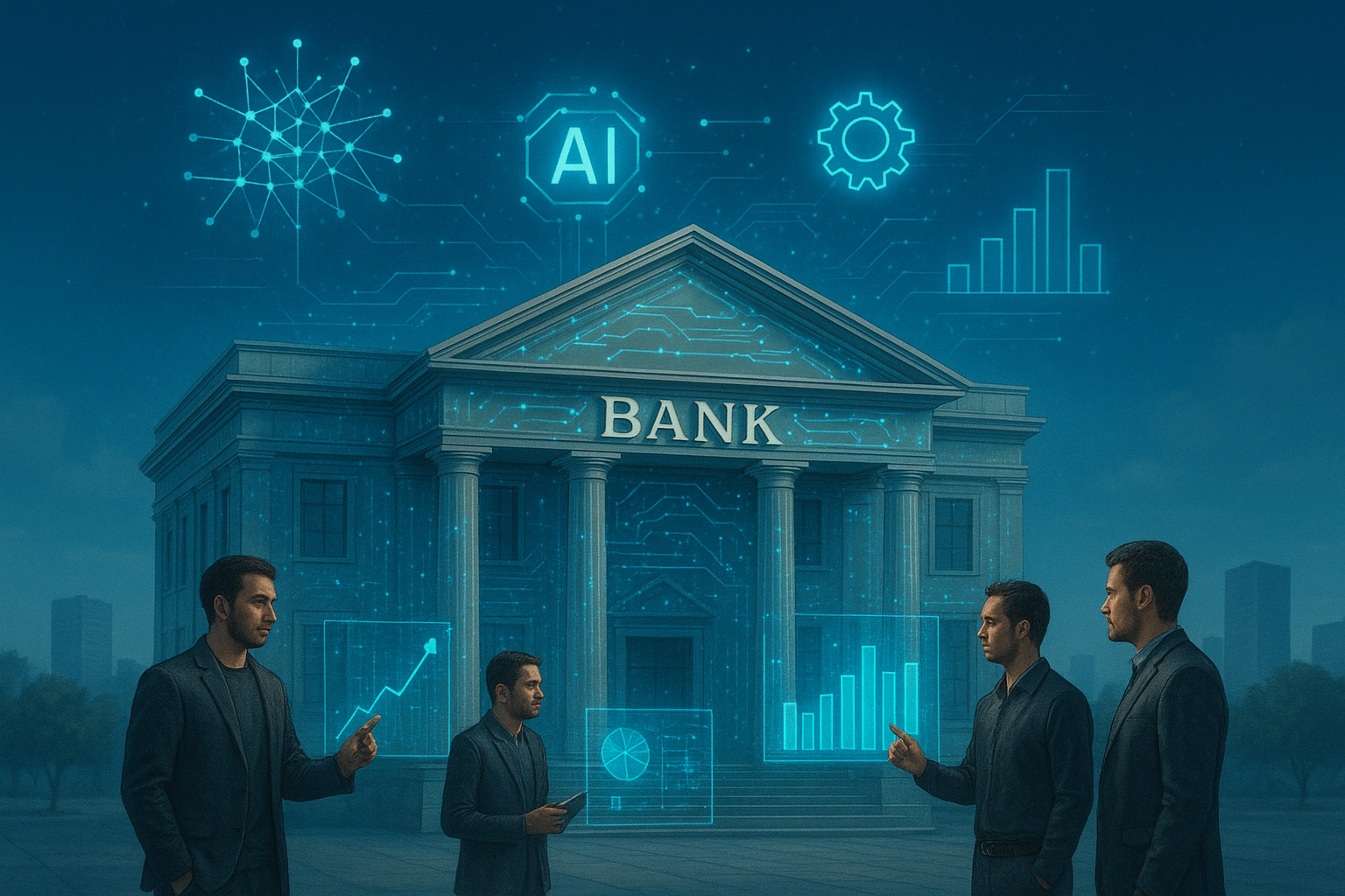 هوش مصنوعی در سازمان بانکی: آماده‌سازی تیم‌ها برای عصر جدید فناوری