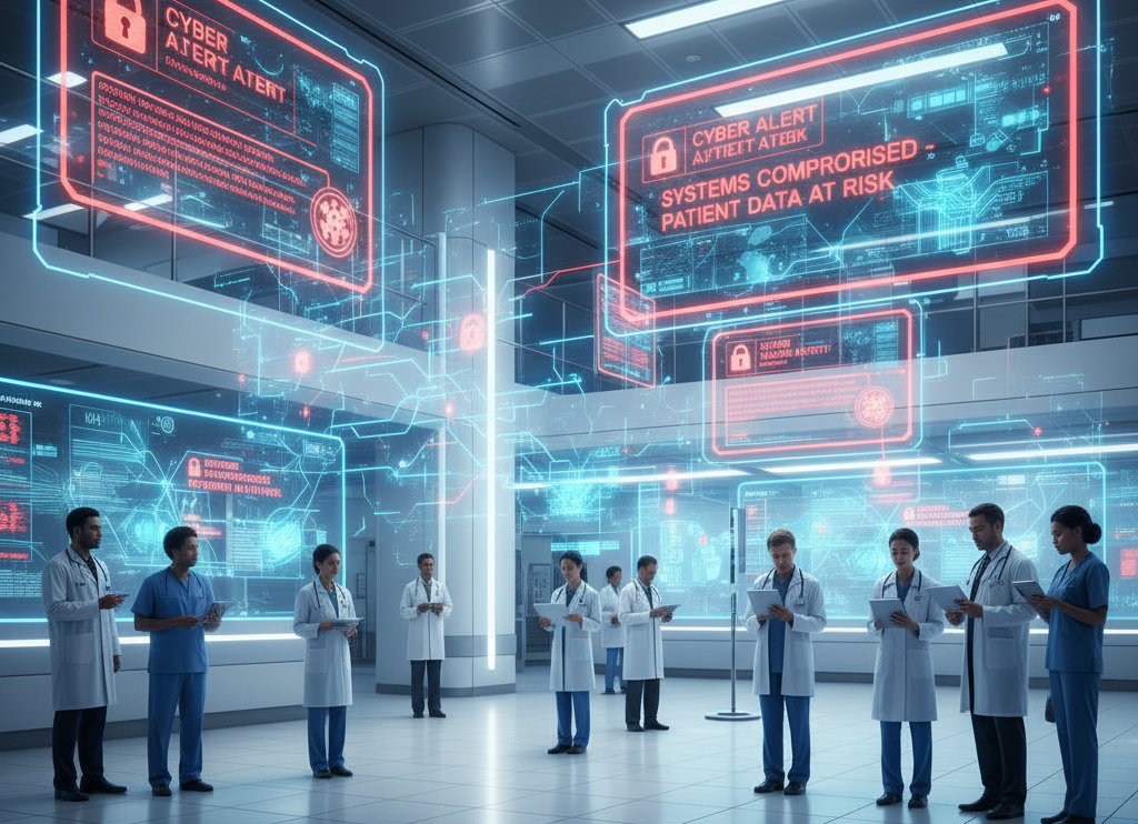حملات سایبری به بیمارستان‌ها