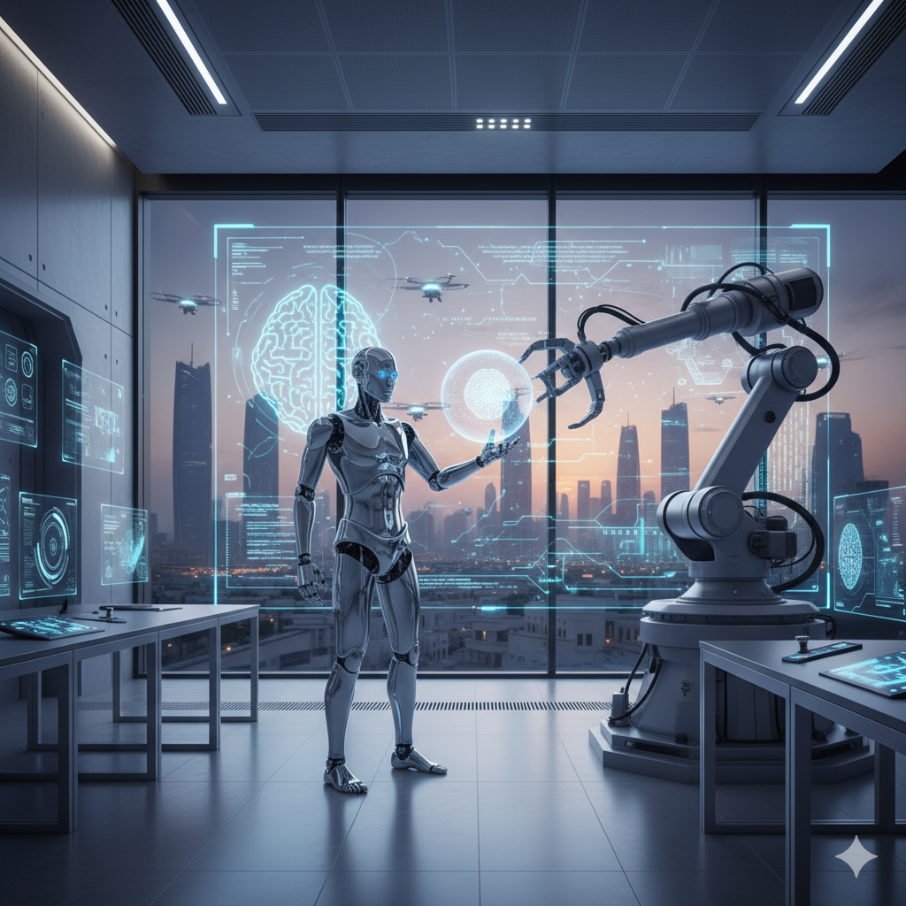 آغاز همکاری ابوظبی و انویدیا برای نخستین آزمایشگاه هوش مصنوعی و رباتیک خاورمیانه