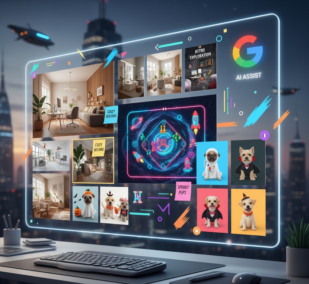 Mixboard گوگل | مودبرد هوش مصنوعی برای ایده‌پردازی و خلاقیت