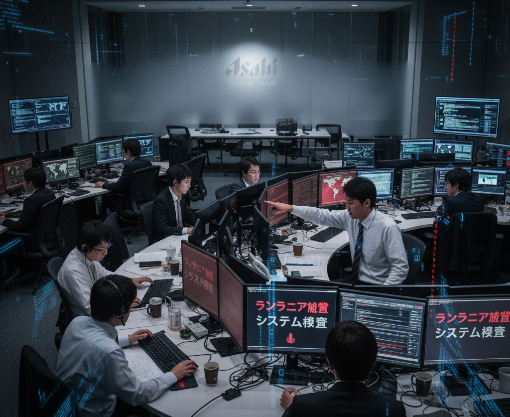 حمله بزرگ سایبری به Asahi