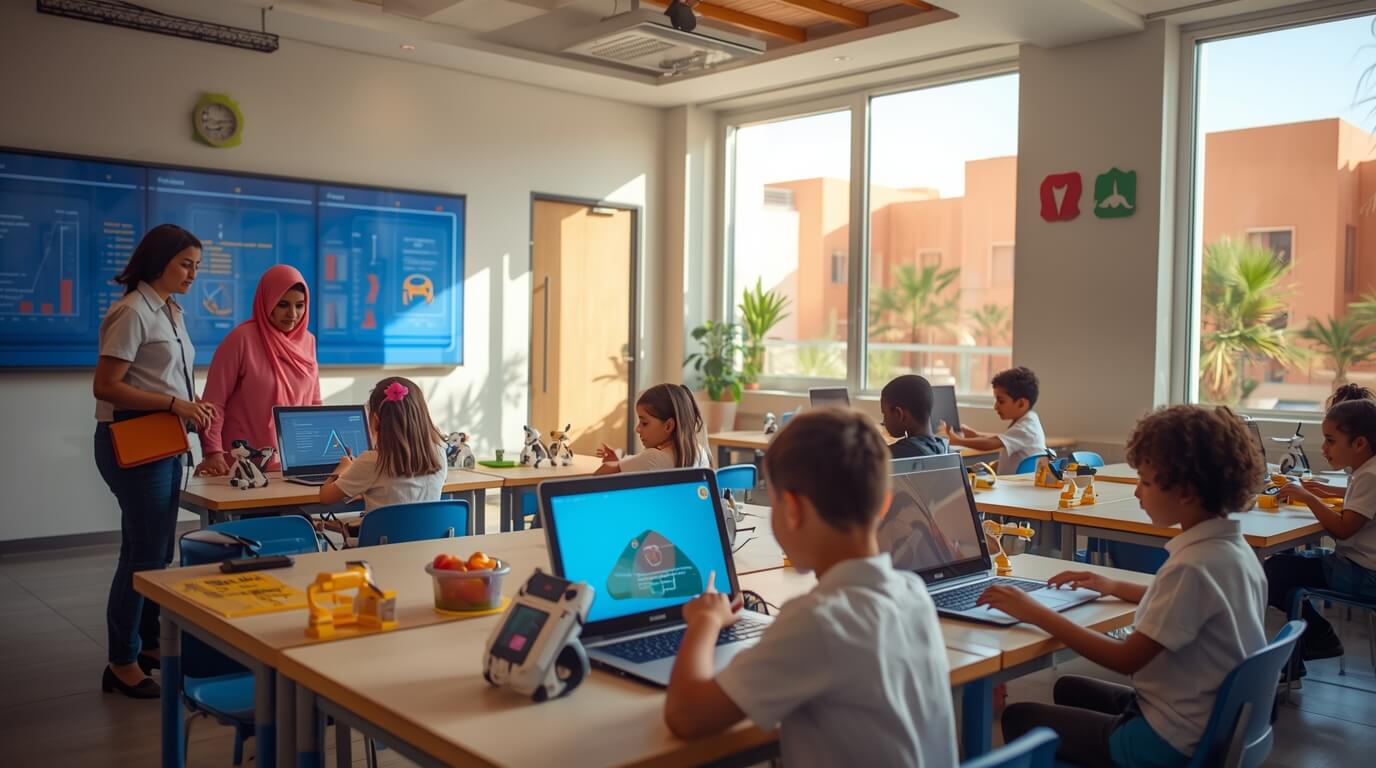 یادگیری دیجیتال و هوش مصنوعی در مراکش؛ آغاز برنامه ملی برای کودکان