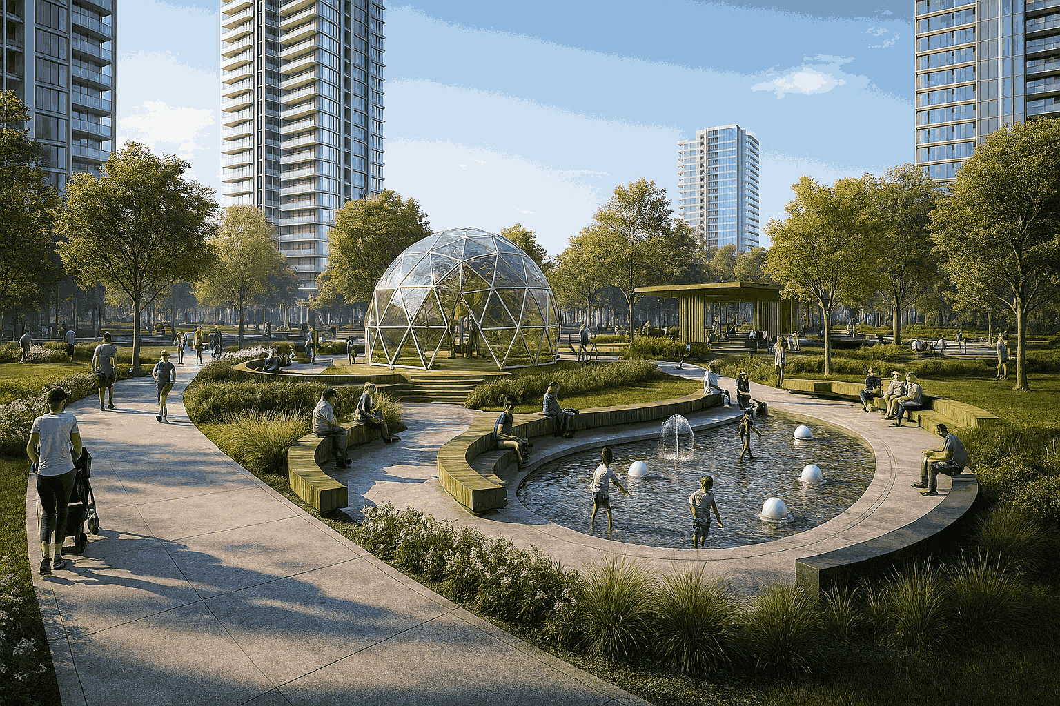 هفت پارک مدرن در برنامه شهر هوشمند Prayagraj