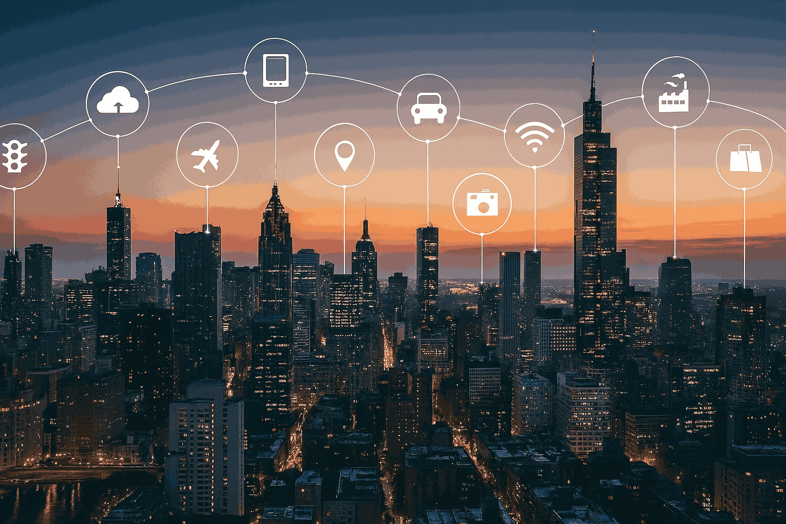 اتصال سراسری تا ۲۰۳۰: رشد انفجاری IoT در شهرهای هوشمند