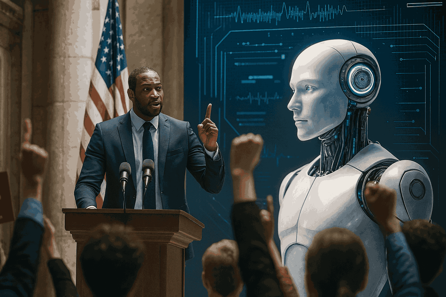 هوش مصنوعی و دموکراسی: ۴ راهی که AI مشارکت سیاسی را در جهان نوین تغییر می‌دهد