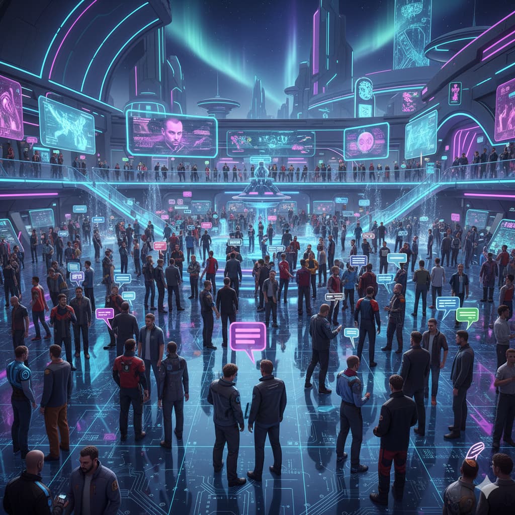 مرکز اجتماعی بزرگ در متاورس