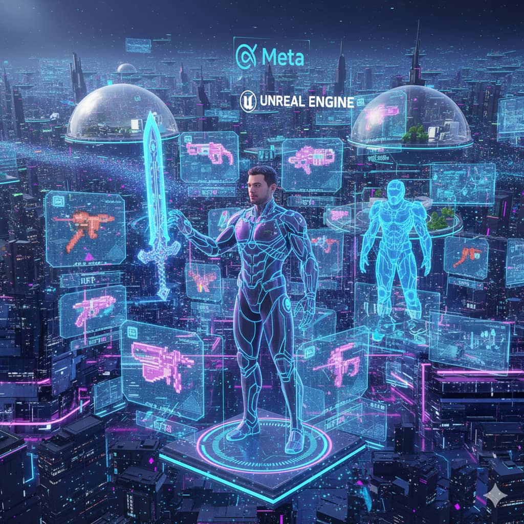 بازیکن در حال تعامل با سلاح‌ها