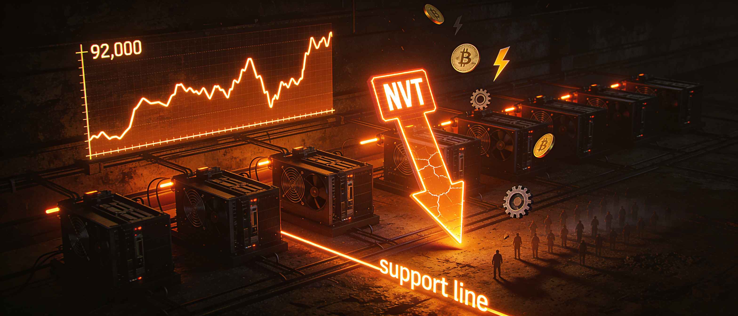 سودآوری ماینرها در پایین‌ترین سطح چرخه؛ بیت کوین در آستانه بازتنظیم بزرگ