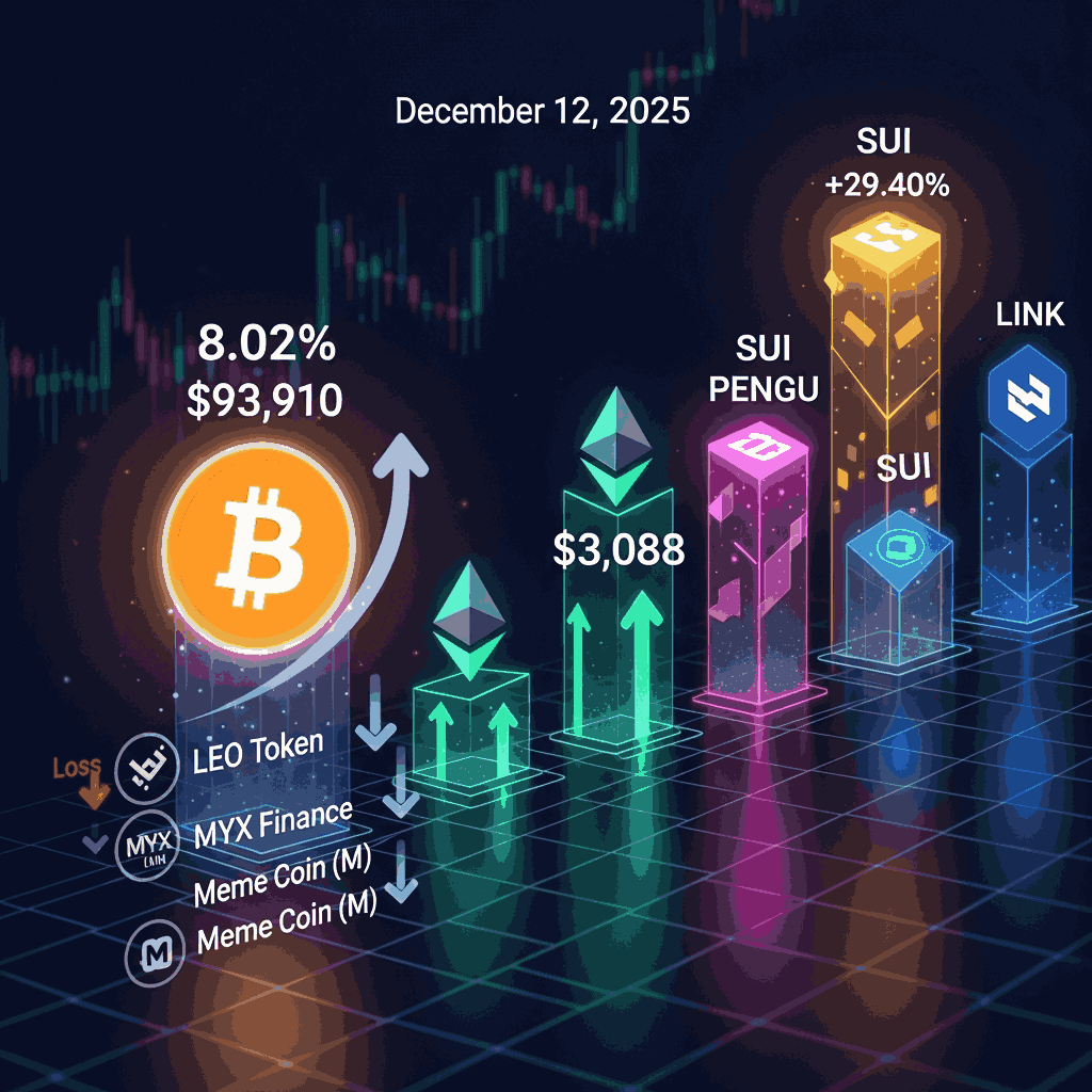 پرسودترین و پرضررترین رمزارزهای امروز؛ جهش سویی و افت لئو توکن در بازار ۱۲ آذر