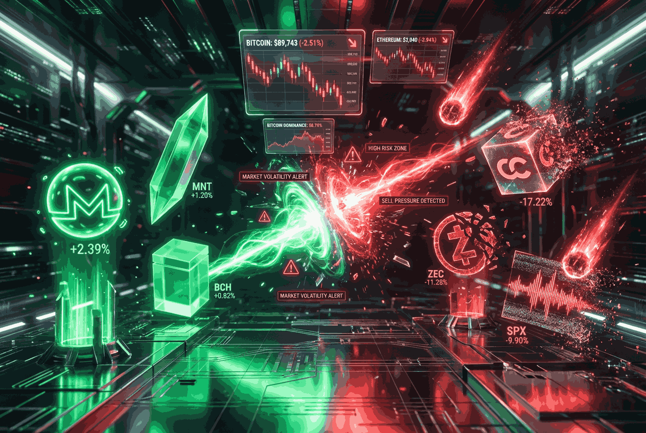 پرسودترین و پرضررترین رمزارزهای امروز؛ ۱۵ آذر ۱۴۰۴