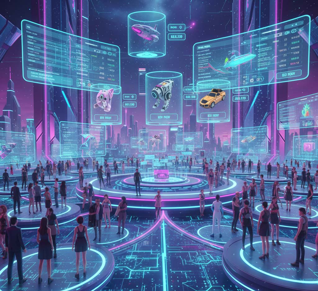 بازار دیجیتالی متاورسی