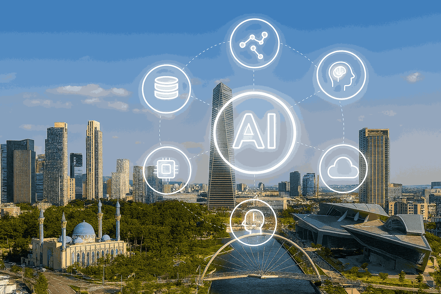 اینچئون نخستین ابتکار «شهر هوش مصنوعی» جهان را کلید زد