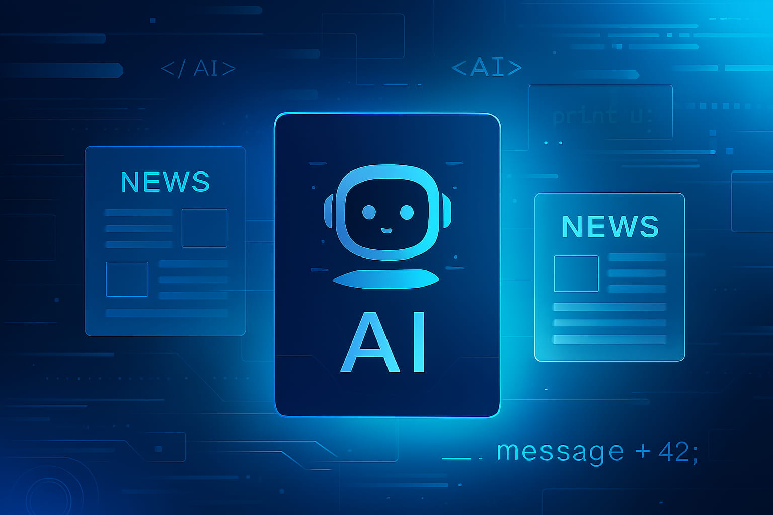 یک اتاق خبر مدرن