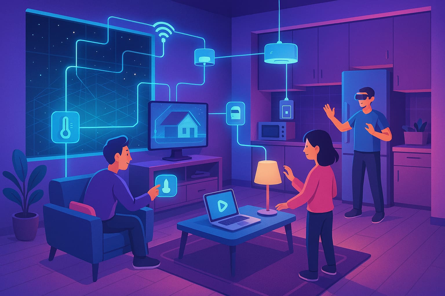 خانه هوشمند متصل به متاورس