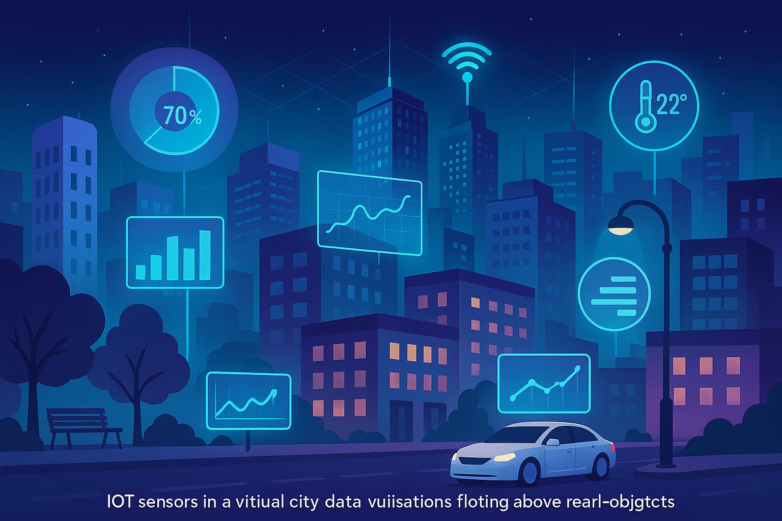 سنسورهای IoT در شهر مجازی