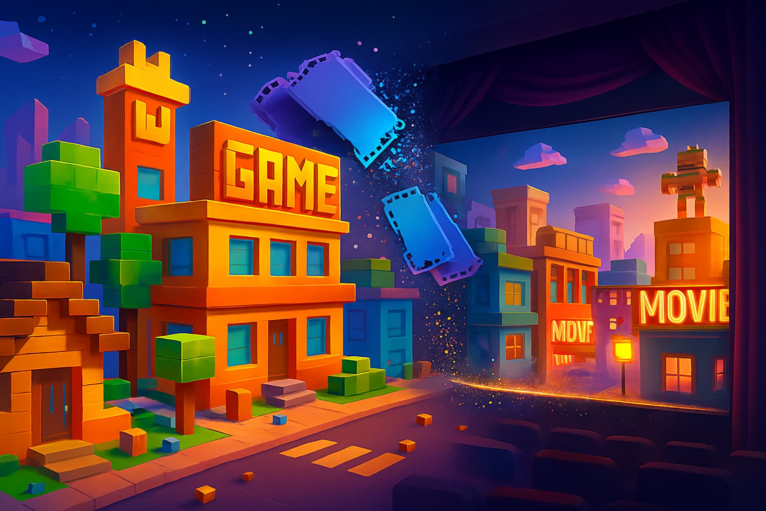 جهان بازی به فضای سینمایی