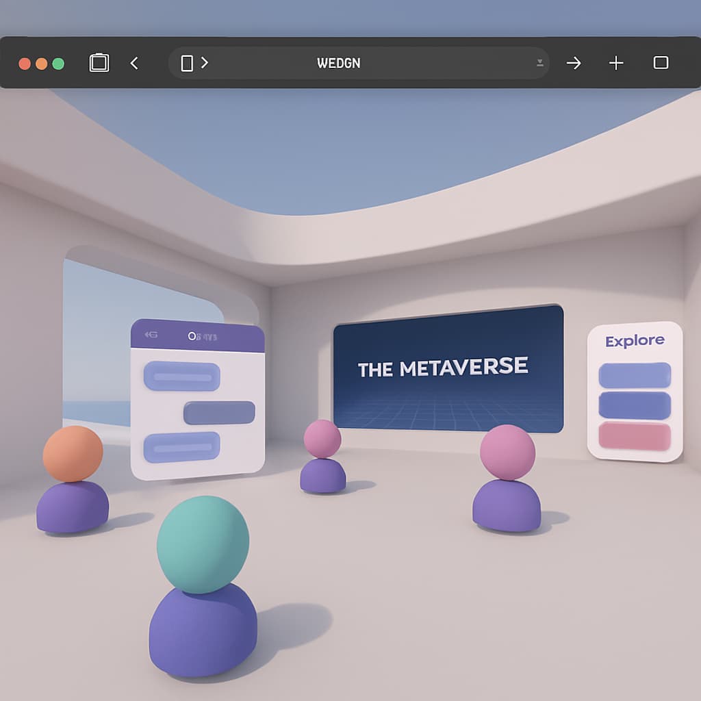 تجربه اجتماعی WebXR در متاورس