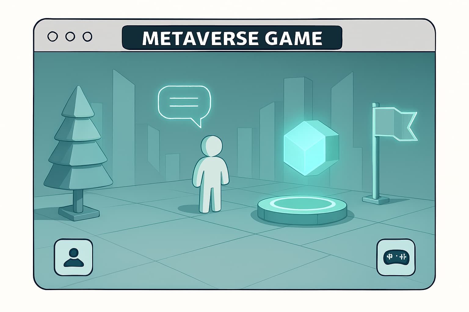 بازی متاورسی وب‌پایه با WebXR