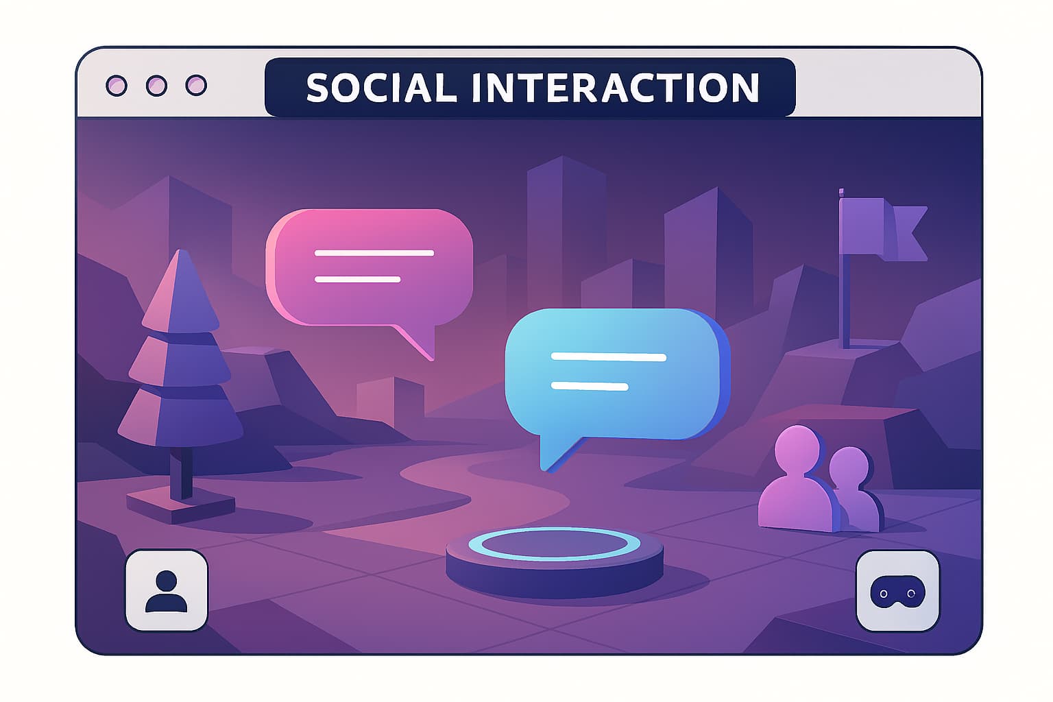 تعاملات اجتماعی در بازی‌های متاورسی