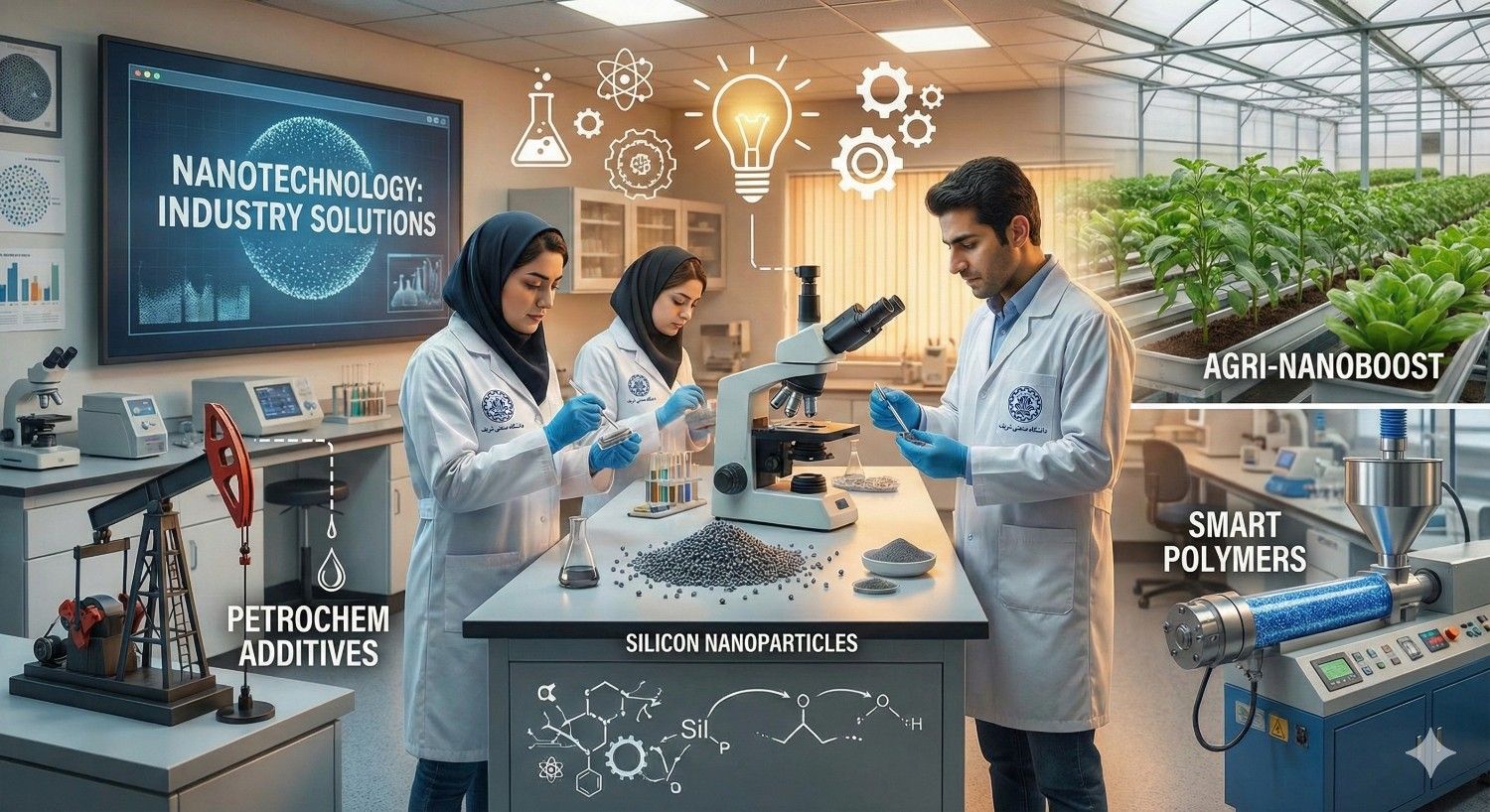 فناوران ایرانی در مسیر تأمین مواد شیمیایی پیشرفته با فناوری نانو