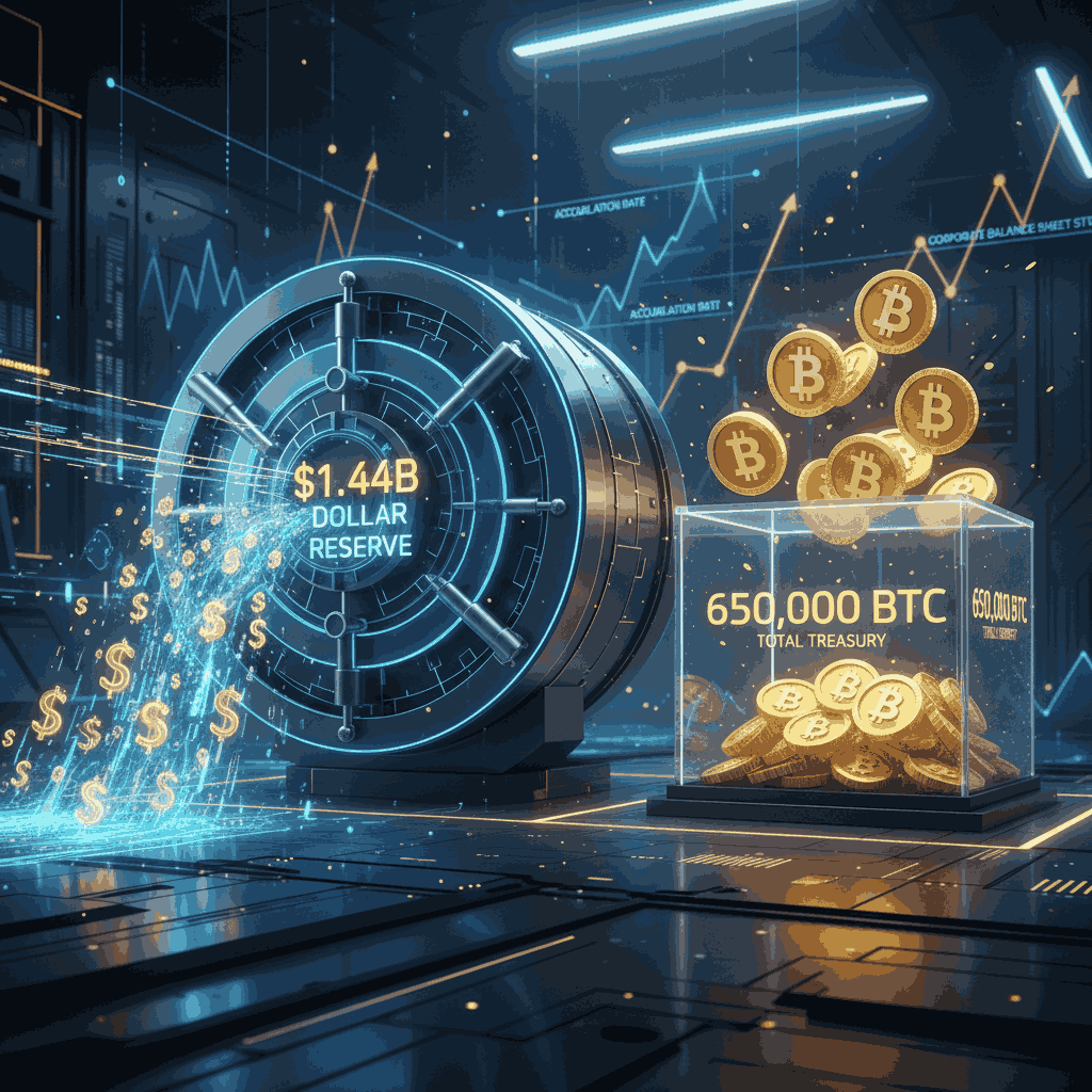 شرکت استراتژی ذخیره ۱.۴۴ میلیارد دلاری ایجاد کرد؛ خرید ۱۳۰ بیت‌کوین تازه در بحبوحه ریزش بازار