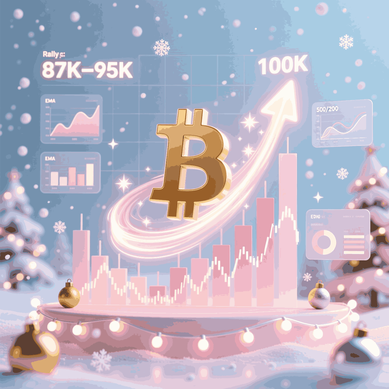 کریسمس صعودی یا سقوطی؟ بیت‌کوین در مرز تصمیم فدرال‌رزرو