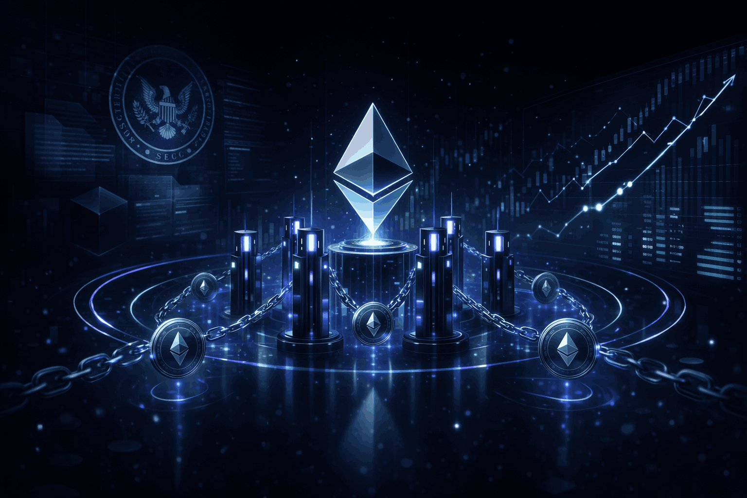 بلک‌راک درخواست فهرست شدن ETF اتر استیک‌شده را به SEC ارائه داد