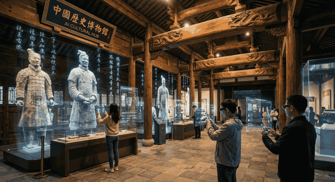 نوآوری فناورانه جان تازه‌ای به میراث فرهنگی چین می‌بخشد