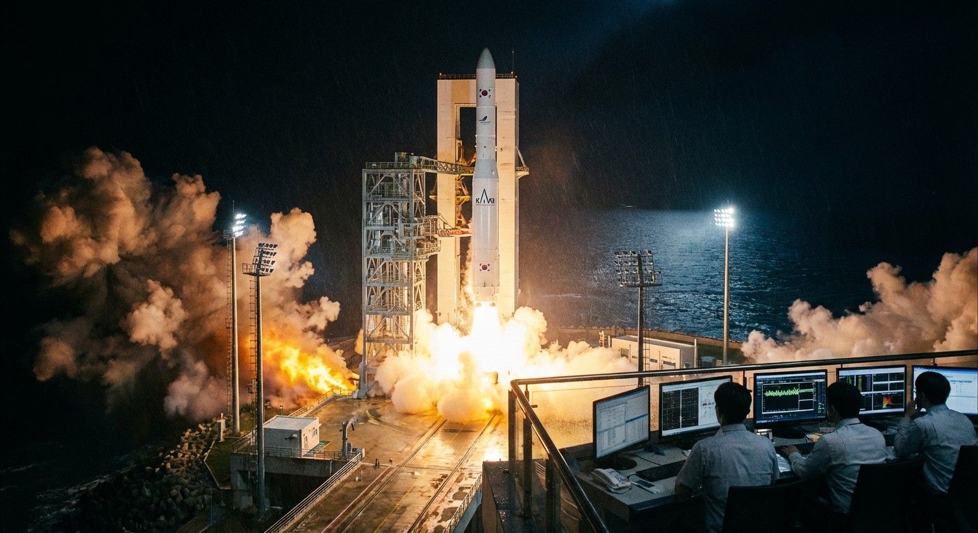 اولین تلاش استارت‌آپ کره‌ای برای پرتاب مداری با شکست مواجه شد