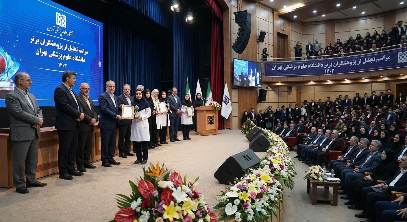 تجلیل از پژوهشگران و فناوران برتر دانشگاه علوم پزشکی اردبیل