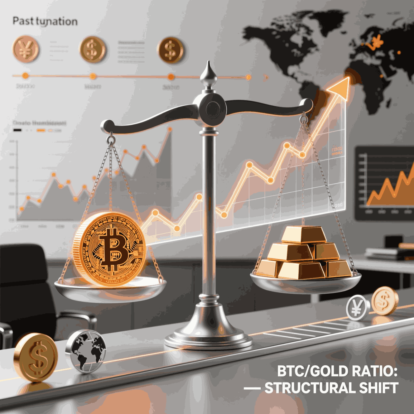 بیت کوین مستقل از روند فلزات گران بها