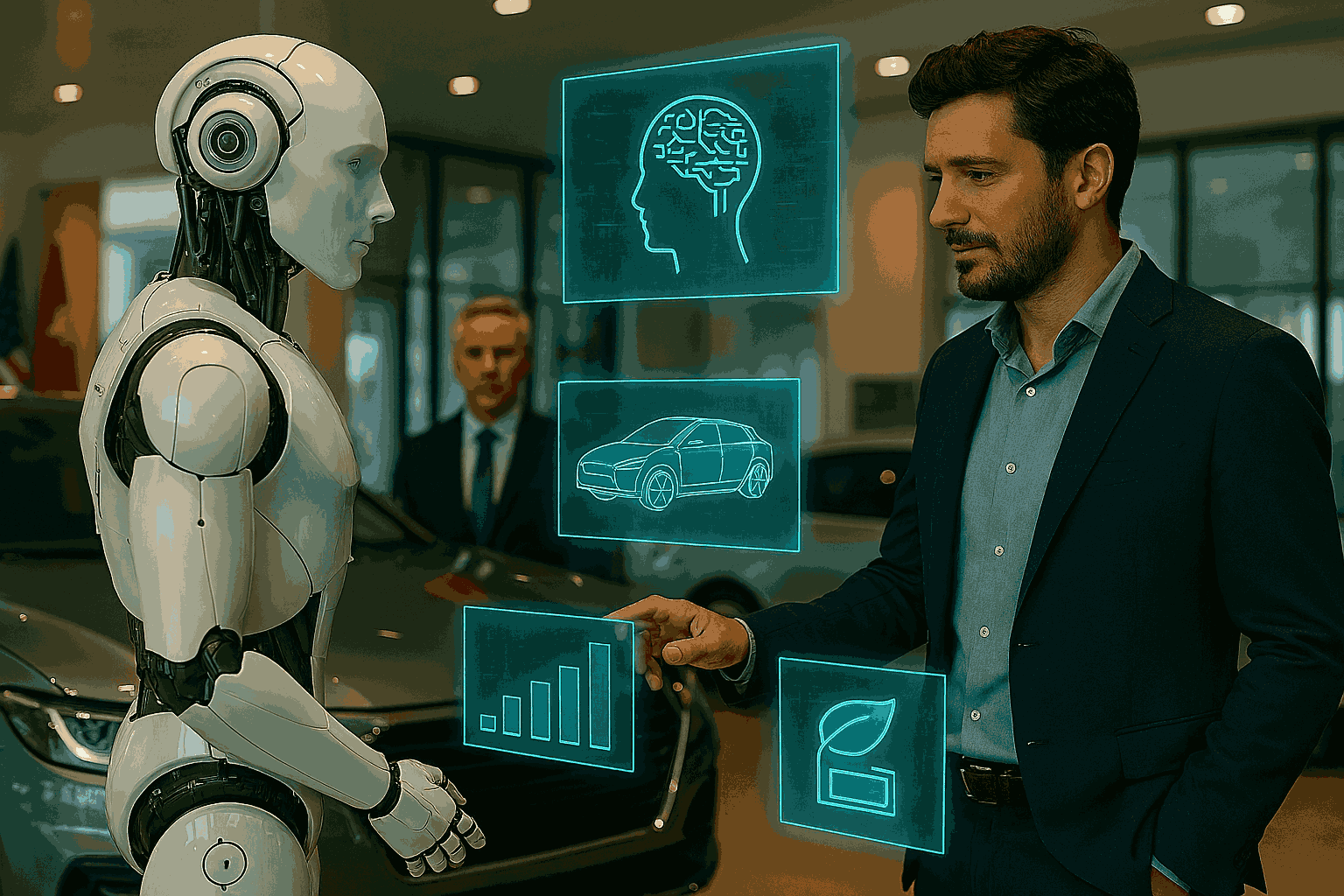 هوش مصنوعی برای نمایشگاه‌های خودرو در ۲۰۲۶: راهنمای کامل افزایش فروش