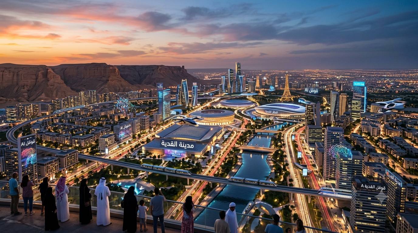قیدیة ۲۰۲۶؛ اولین شهر هوشمند گیمینگ جهان